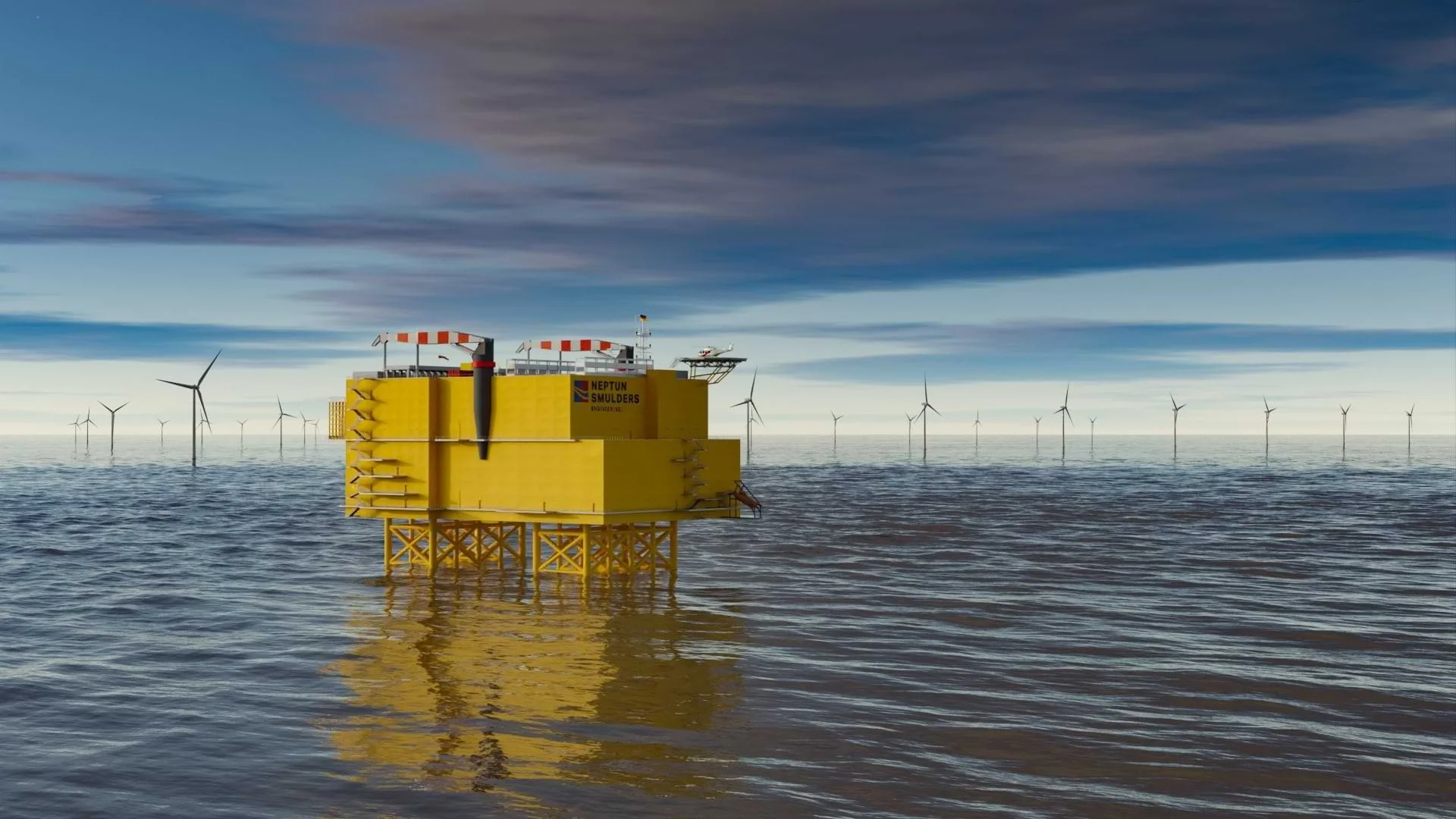 Offshore-Konverterplattformen aus Rostock